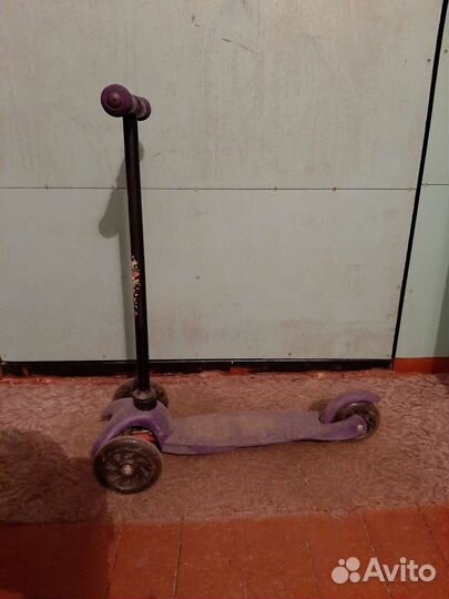 Самокат детский трехколесный бу