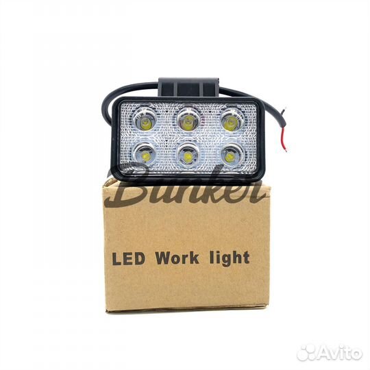 Светодиодная фара ближний свет 18вт Offroad