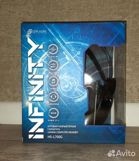 Наушники. Гарнитура oklick HS-L700G infinity