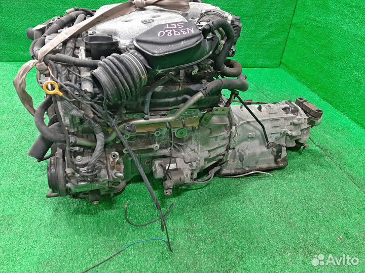 Двигатель nissan fuga PY50 2007 VQ35DE (384511B) SET 2WD контрактная