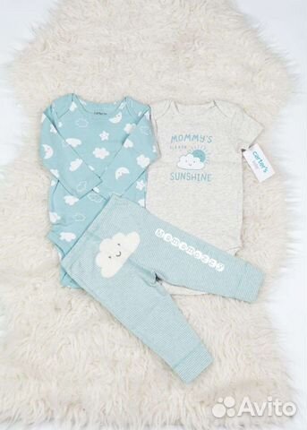 Новый набор тройка из США Carters 6m