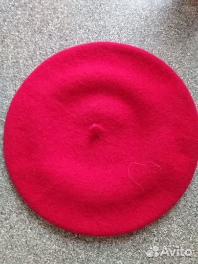 Берет красный.Кепка.Шапка.Перчатки