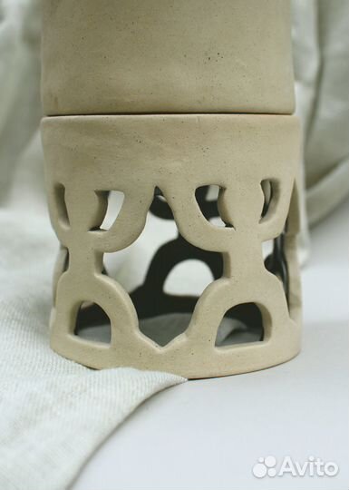 Хатиора в керамическом горшке с поддоном