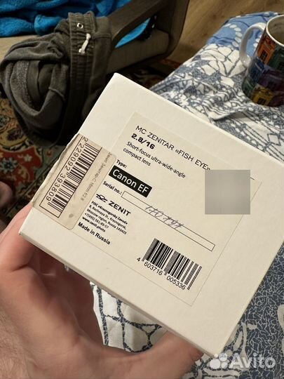 Объектив Zenitar 16/2.8 для Canon