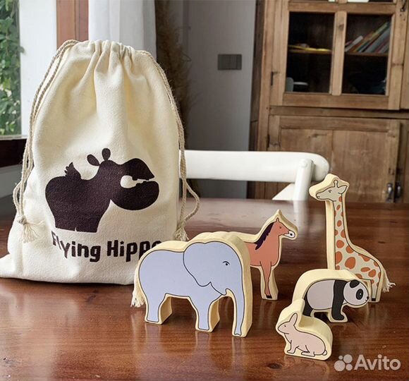 Игрушки монтессори деревянные