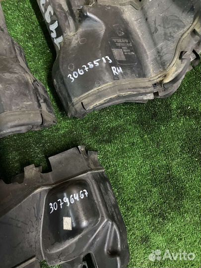 Воздуховод радиатора нижний Volvo XC70 XC60 S80