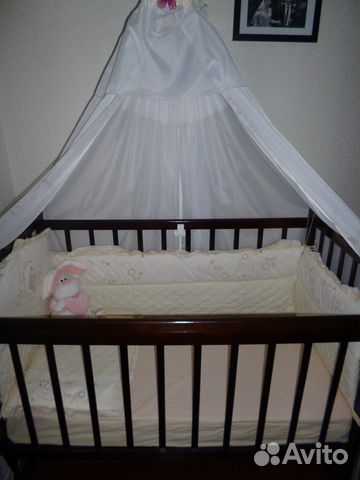 Набор постельного белья в детскую кроватку