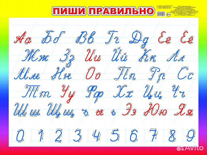 Плакаты для детского сада и начальной школы