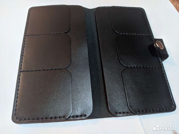 Кошелек мужской кожаный ручной работы