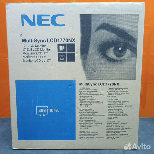 Новый NEC MultiSync LCD1770NX