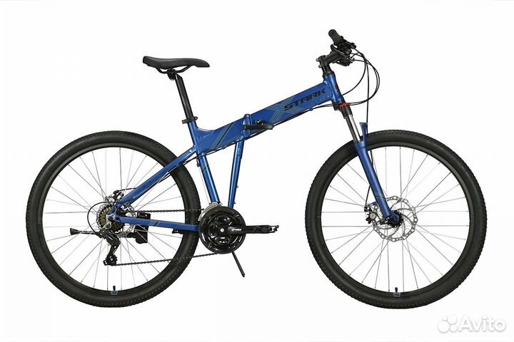 Велосипед Stark'21 Cobra 27.2 D синий/чёрный 20