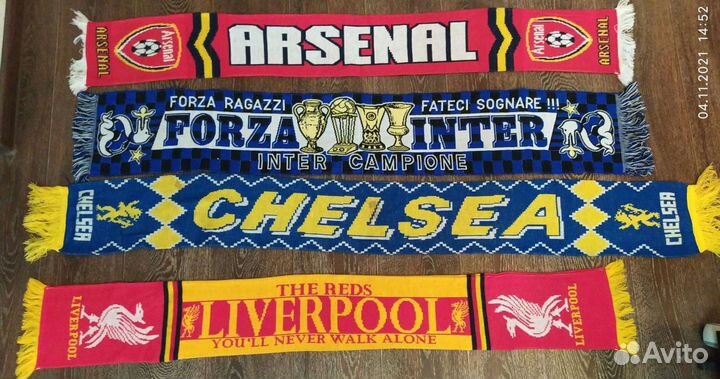 Шарфы футбольных клубов