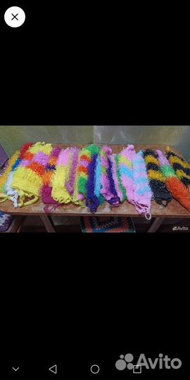 Мочалка ручной работы