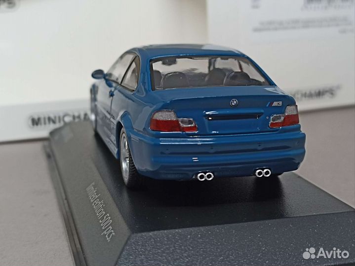 Bmw M3 E46 2001 1:43 Minichamps