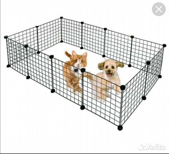 Загон для собак с дверкой