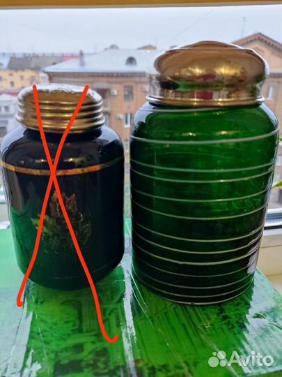 Чайница Лётц цветное стекло