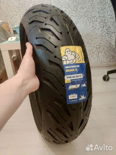 Michelin road 6 120\70\17 - 190\55\17 2023 год