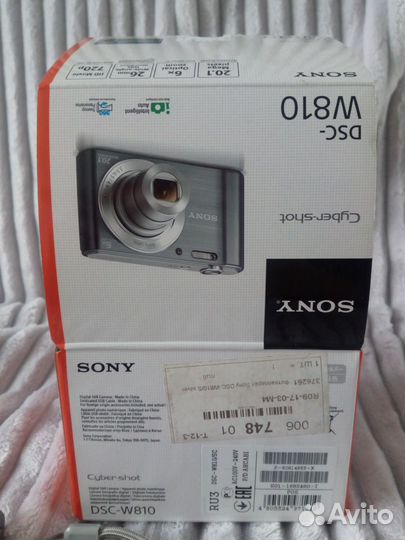 Фотоаппарат Sony DSC-W810