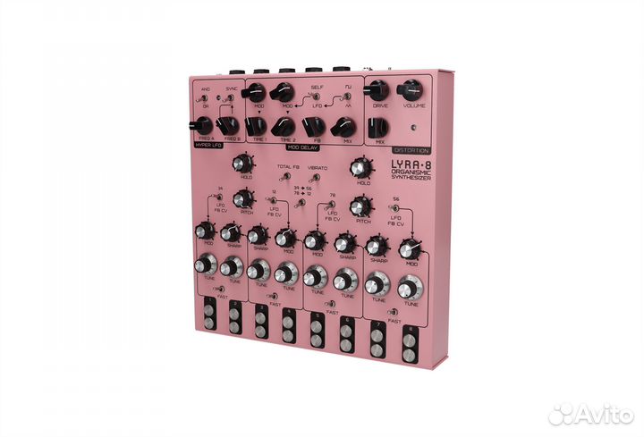 Soma Lyra-8 Synth Pink