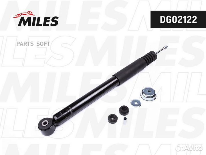 Амортизатор renault clio II 09/98-05/05 зад.газ. miles DG02122