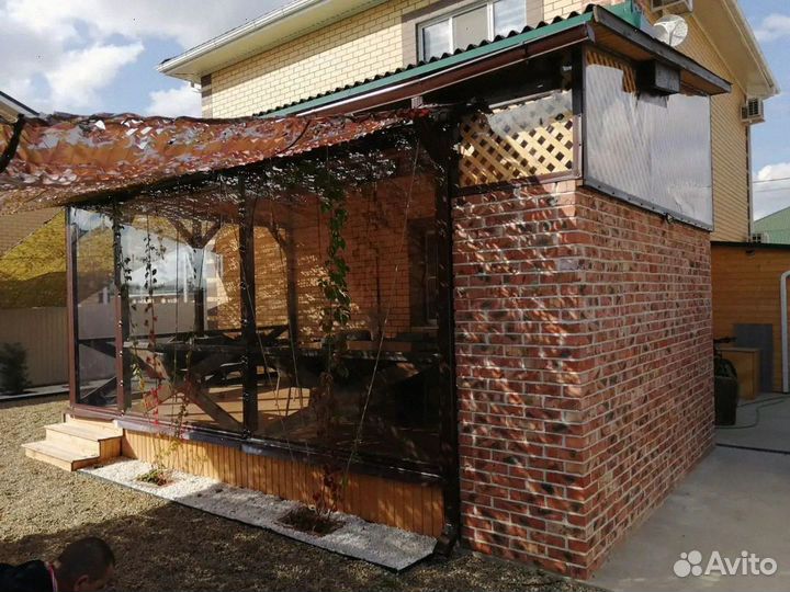 Мягкие окна для веранды