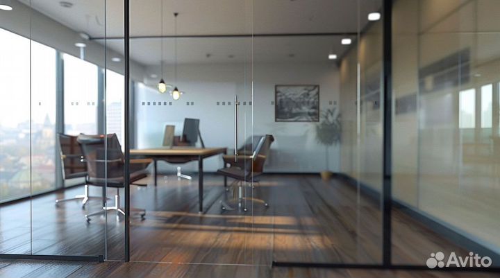 Перегородка из стекла