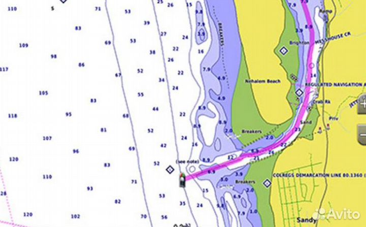 Карта глубин для garmin BlueChart G3 hxeu062R ввп