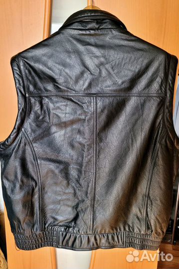 Кожаная безрукавка новая р54-56 Германия