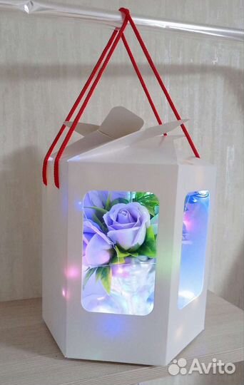 Букет из мыльных роз