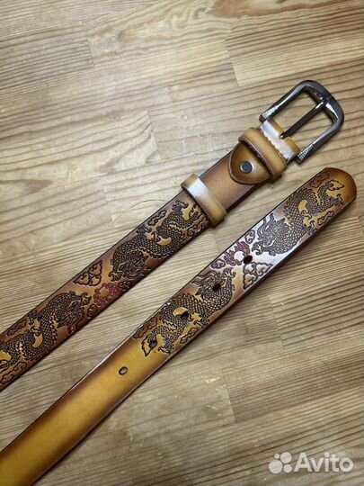 Ремень женский натуральная кожа, 98 см