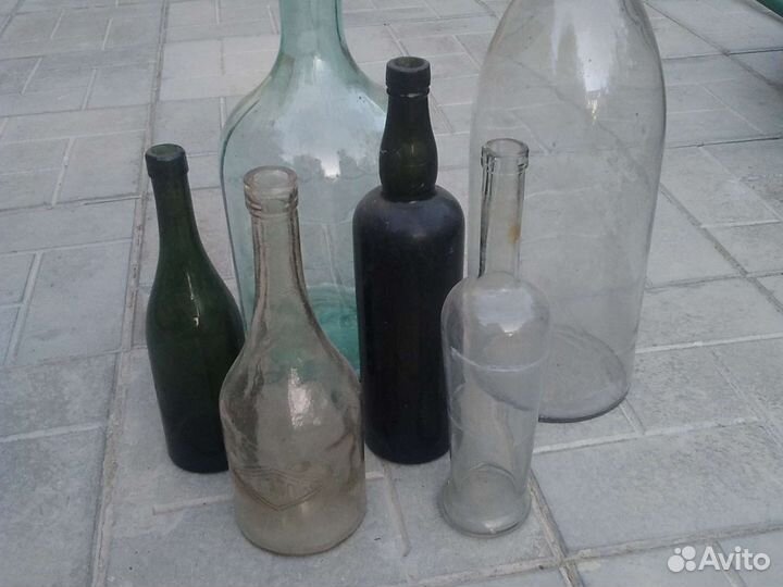 Старинные бутыли и бутылки от