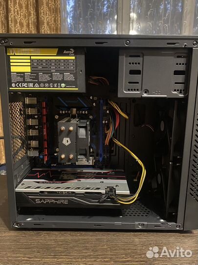 Игровой компьютер: Xeon E5 2670 V3/16Gb/RX580 4Gb