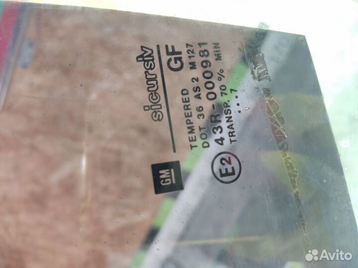 Стекло двери задней левой Opel Vectra B