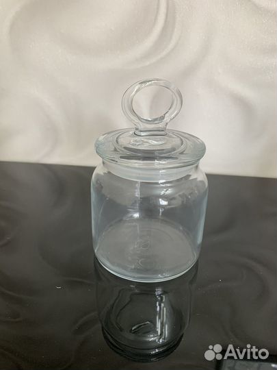 Банка с крышкой kitchen slim 575 мл стеклянная
