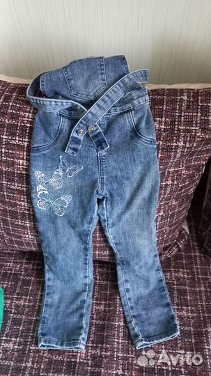 Комбинезон джинсовый