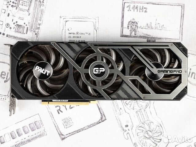 Видеокарта Palit GeForce RTX 3070 GamingPro 8Gb
