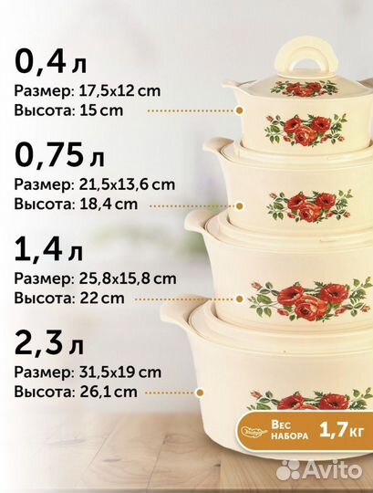 Набор термокастрюль Магия Вкуса