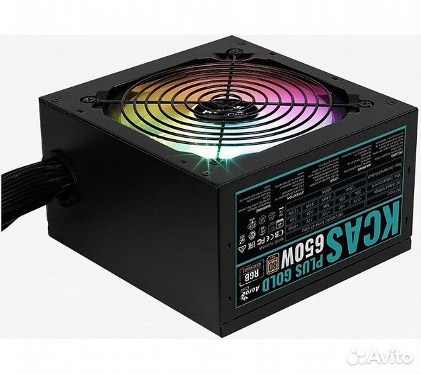 Блок питания Aerocool kcas Plus Gold 650W