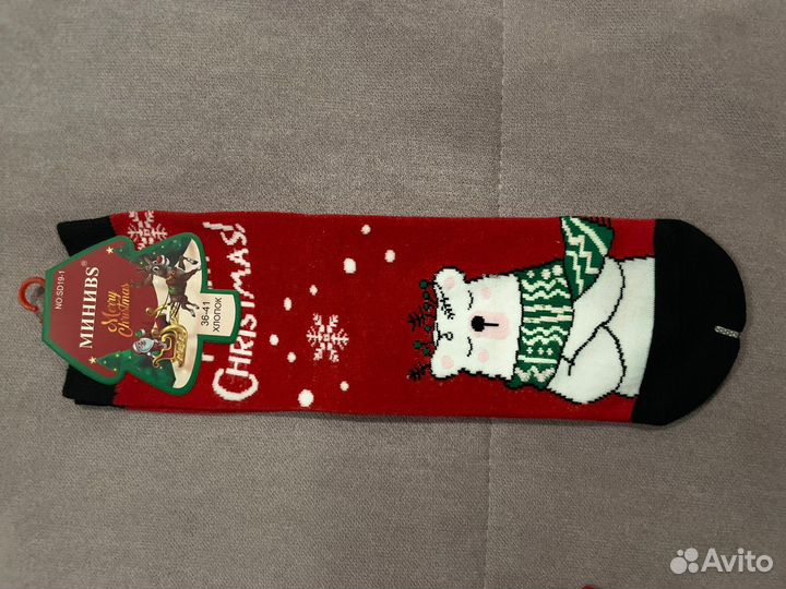Носки новогодние