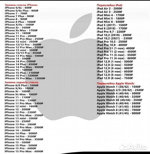 Замена стекла iPad