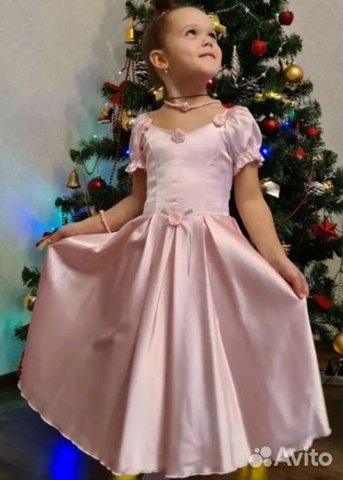 Новогодний костюм платье принцессы