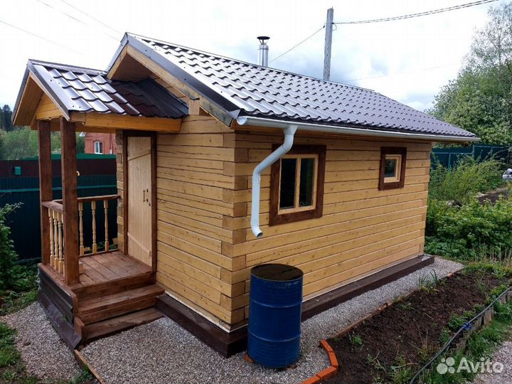 Бани из рубленного бревна