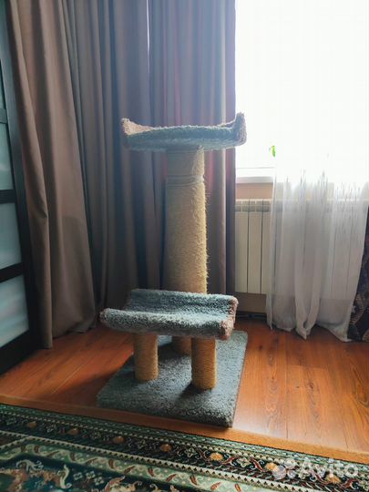 Когтеточка домик для кошки бу