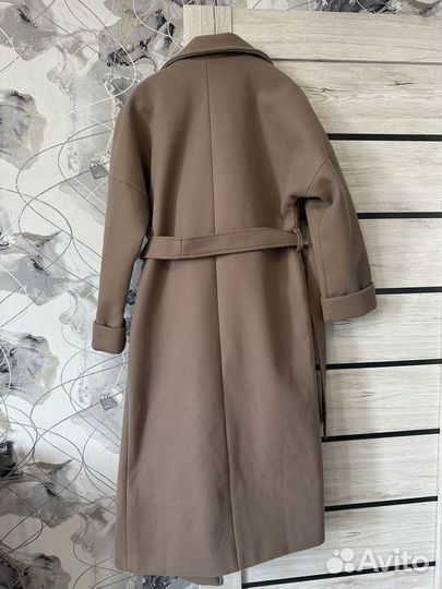 Пальто оверсайз женское демисезонное 42
