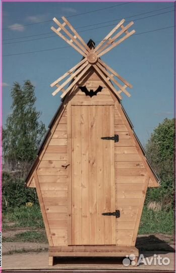 Дачный туалет деревянный BOD