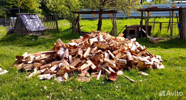 Дрова Ольха от 1 куба с доставкой в Выборге любого