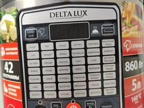 Мультиварка delta LUX DL-6525 5л 850Вт