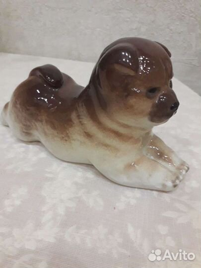 Фарфоровая собака лфз