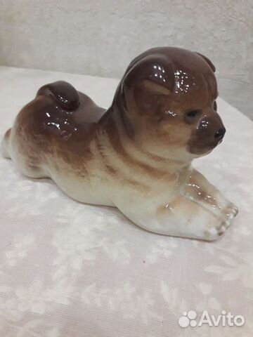 Фарфоровая собака лфз