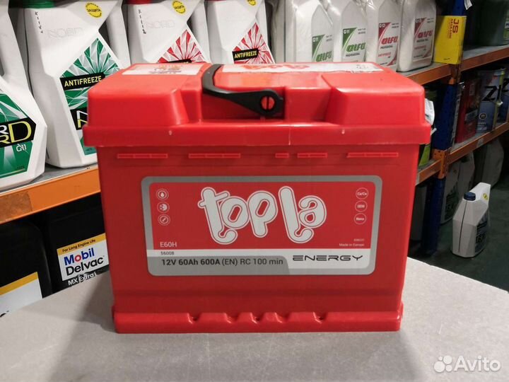 Аккумулятор topla Energy 60 А/ч обратна R+ EN600 А